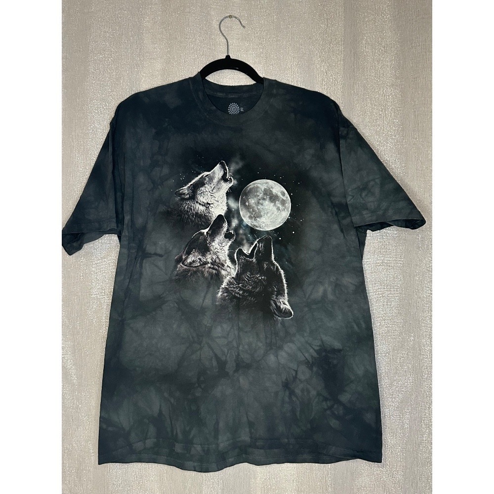 The‎ Mountain Three Wolf Moon Graphic T-Shirt Tie Dye Tee XL
